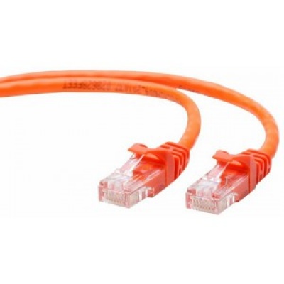 Imagine Cablu retea UTP Cat.5e 0.5m Orange, Gembird PP12-0.5M/O